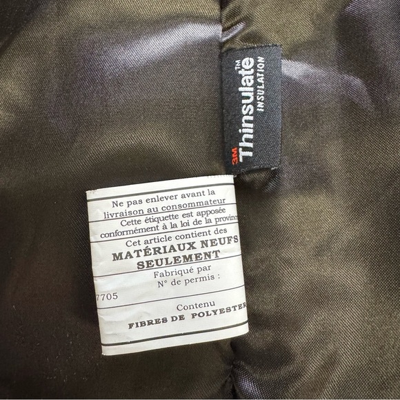 Danier Two-Tone Leather Jacket in Brown with removable liner thinsulate Fit S - Picture 5 of 13